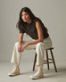 Women's Heavyweight Boyfriend Tee - Oak